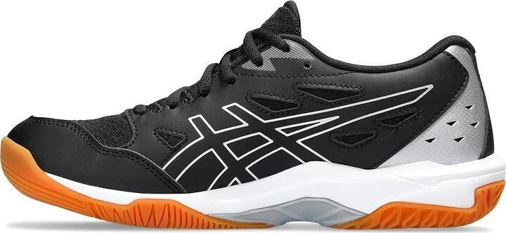 ASICS Women's GEL-Rocket 11 Volleyball Shoe Women's Shoes Black/Pure Silver : 9 B - Medium, Synthetic/Textile - Image 4