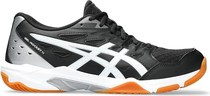 ASICS Women's GEL-Rocket 11 Volleyball Shoe Women's Shoes Black/Pure Silver : 9 B - Medium, Synthetic/Textile - Image 5
