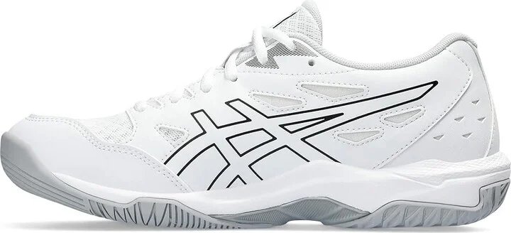 ASICS Women's GEL-Rocket 11 Volleyball Shoe Women's Shoes White/Pure Silver : 12 B - Medium, Synthetic/Textile - Image 4
