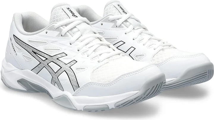 ASICS Women's GEL-Rocket 11 Volleyball Shoe Women's Shoes White/Pure Silver : 12 B - Medium, Synthetic/Textile