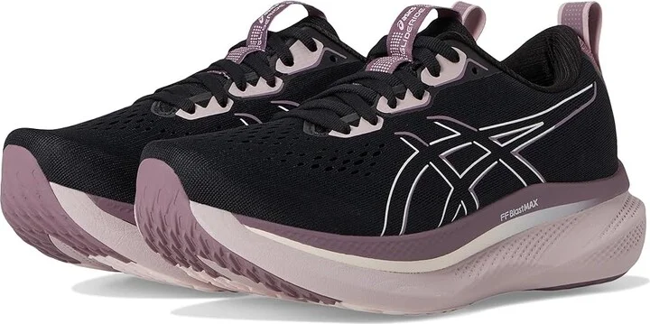 ASICS Women's Glideride Max Women's Running Shoes Black/Pale Pink : 6.5 B - Medium, Synthetic