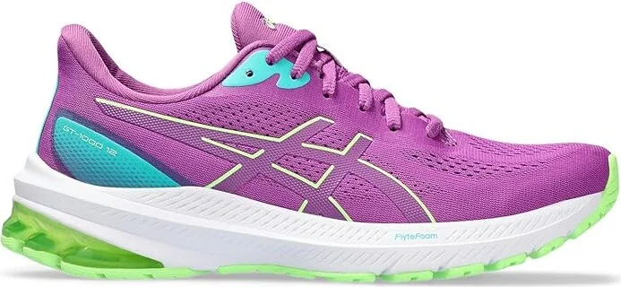 ASICS Women's GT-1000(r) 12 Women's Shoes Lite-Show/Illuminate Green : 5 B - Medium, Synthetic/Textile - Image 6