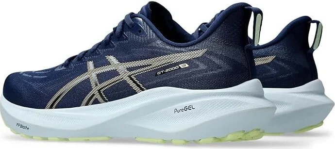 ASICS Women's GT-2000 13 Women's Running Shoes Blue Expanse/Champagne : 6.5 B - Medium, Synthetic - Image 4