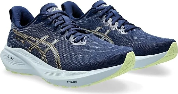 ASICS Women's GT-2000 13 Women's Running Shoes Blue Expanse/Champagne : 6.5 B - Medium, Synthetic