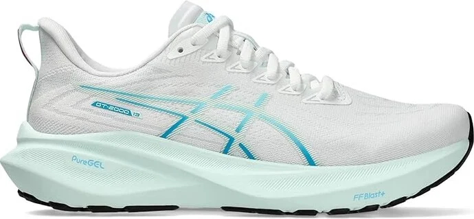 ASICS Women's GT-2000 13 Women's Running Shoes White/Soothing Sea : 5 B - Medium, Synthetic - Image 7