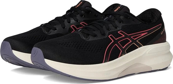 ASICS Women's GT-4000 4 Women's Running Shoes Black/Coral Reef : 6 B - Medium, Synthetic