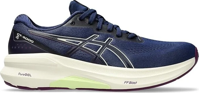 ASICS Women's GT-4000 4 Women's Running Shoes Blue Expanse/Birch : 7 D - Wide, Synthetic - Image 6