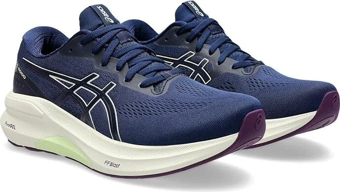 ASICS Women's GT-4000 4 Women's Running Shoes Blue Expanse/Birch : 7 D - Wide, Synthetic