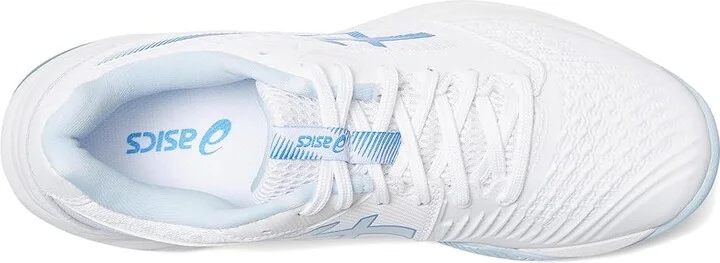 ASICS Women's Netburner Ballistic FF 3 Volleyball Shoe Women's Shoes White/Blue Coast : 8 B - Medium - Image 2
