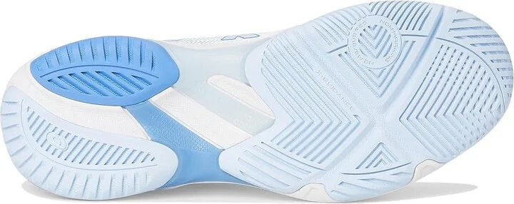 ASICS Women's Netburner Ballistic FF 3 Volleyball Shoe Women's Shoes White/Blue Coast : 8 B - Medium - Image 3