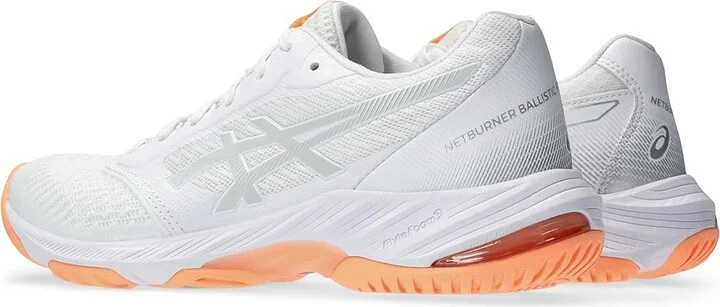 ASICS Women's Netburner Ballistic FF 3 Volleyball Shoe Women's Shoes White/Glacier Grey : 13 B - Medium, Synthetic/Textile - Image 2