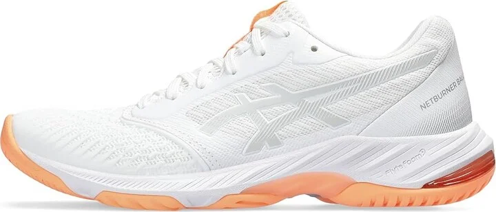 ASICS Women's Netburner Ballistic FF 3 Volleyball Shoe Women's Shoes White/Glacier Grey : 13 B - Medium, Synthetic/Textile - Image 3