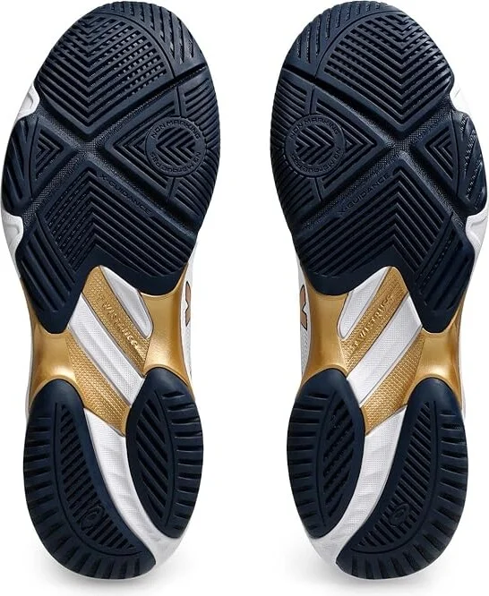 ASICS Women's Netburner Ballistic FF 3 Volleyball Shoe Women's Shoes White/Pure Gold : 13 B - Medium, Synthetic/Textile - Image 3