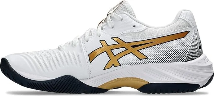 ASICS Women's Netburner Ballistic FF 3 Volleyball Shoe Women's Shoes White/Pure Gold : 13 B - Medium, Synthetic/Textile - Image 5