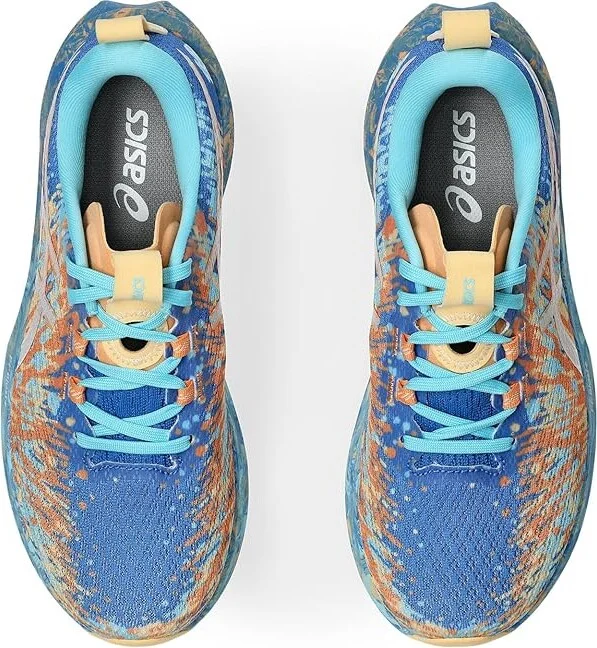 ASICS Women's Noosa Tri 16 Women's Running Shoes Nature Blue/Faded Orange : 8 B - Medium, Synthetic - Image 2
