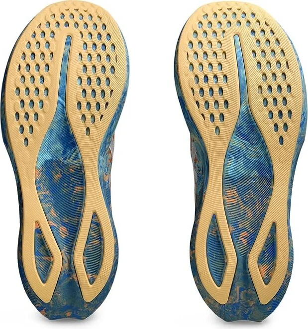 ASICS Women's Noosa Tri 16 Women's Running Shoes Nature Blue/Faded Orange : 8 B - Medium, Synthetic - Image 3
