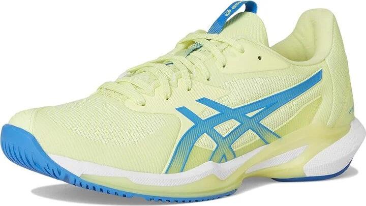 ASICS Women's Solution Speed FF 3 Tennis Shoe Men's Tennis Shoes Huddle Yellow/Blue Coast : 6.5 D - Medium, Synthetic - Image 5