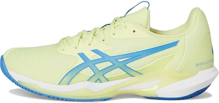 ASICS Women's Solution Speed FF 3 Tennis Shoe Men's Tennis Shoes Huddle Yellow/Blue Coast : 6.5 D - Medium, Synthetic - Image 6