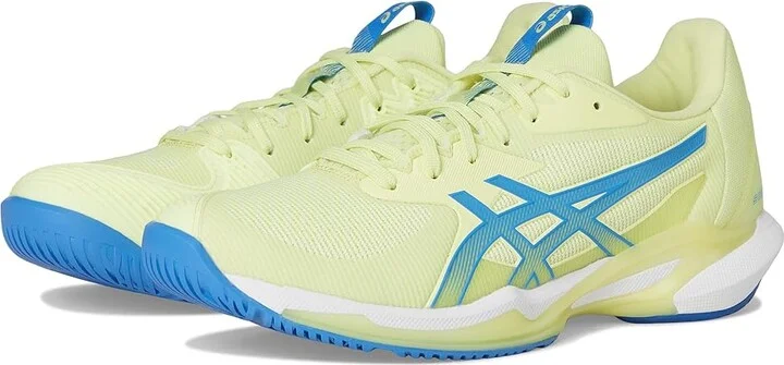 ASICS Women's Solution Speed FF 3 Tennis Shoe Men's Tennis Shoes Huddle Yellow/Blue Coast : 6.5 D - Medium, Synthetic