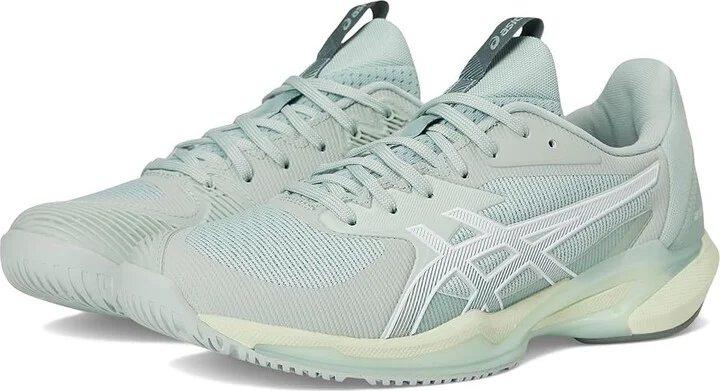 ASICS Women's Solution Speed FF 3 Tennis Shoe Women's Shoes Lichen Rock/White : 11.5 B - Medium, Synthetic