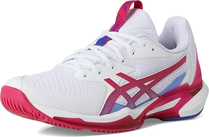 ASICS Women's Solution Speed FF 3 Tennis Shoe Women's Shoes White/Bright Rose : 5.5 B - Medium, Synthetic - Image 5