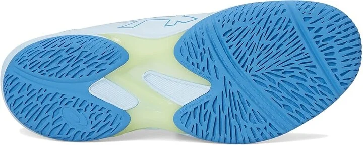 ASICS Women's Solution Swift FF 2 Tennis Shoe Women's Tennis Shoes Light Blue/Huddle Yellow : 9 B - Medium - Image 3
