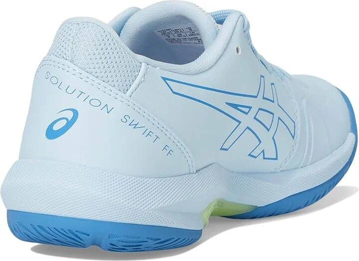 ASICS Women's Solution Swift FF 2 Tennis Shoe Women's Tennis Shoes Light Blue/Huddle Yellow : 9 B - Medium - Image 4
