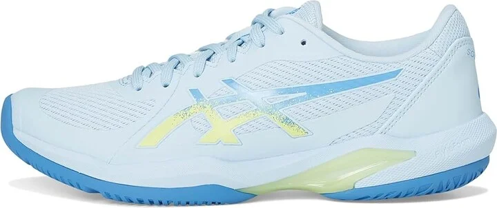 ASICS Women's Solution Swift FF 2 Tennis Shoe Women's Tennis Shoes Light Blue/Huddle Yellow : 9 B - Medium - Image 6