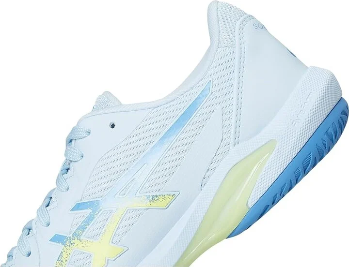 ASICS Women's Solution Swift FF 2 Tennis Shoe Women's Tennis Shoes Light Blue/Huddle Yellow : 9 B - Medium - Image 7