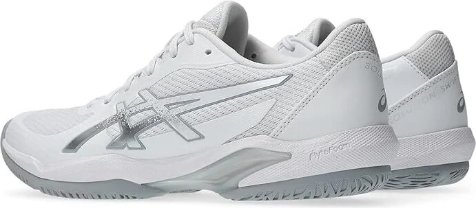 ASICS Women's Solution Swift FF 2 Tennis Shoe Women's Tennis Shoes White/Pure Silver : 11.5 B - Medium - Image 5