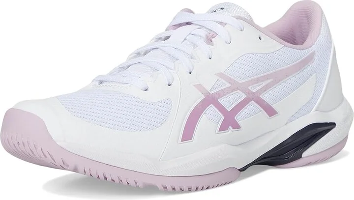 ASICS Women's Solution Swift FF 2 Tennis Shoe Women's Tennis Shoes White/Ube : 11.5 B - Medium - Image 5