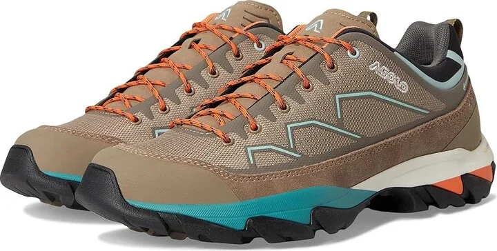 Asolo Acadia GTX Women's Climbing Shoes Dodo Beige/Harbor G : 9 B - Medium, Suede/Synthetic