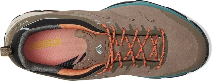 Asolo Acadia Lth GTX Women's Climbing Shoes Dodo Beige/Harbor G : 10.5 B - Medium, Suede/Synthetic - Image 2
