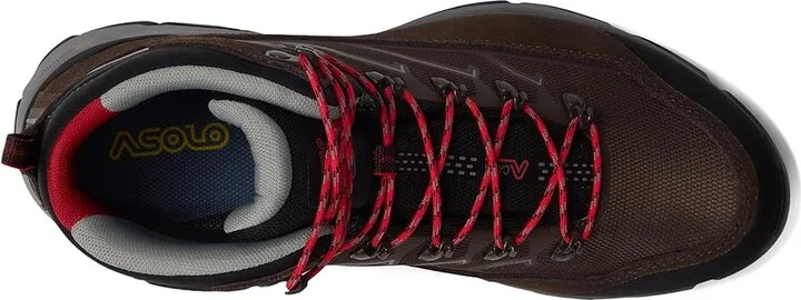 Asolo Acadia Mid GTX Men's Climbing Shoes Dark Brown/Frostgrey : 10.5 D - Medium, Synthetic - Image 2