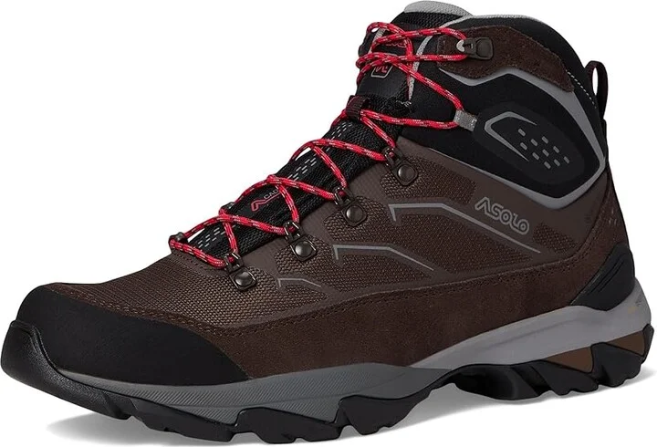 Asolo Acadia Mid GTX Men's Climbing Shoes Dark Brown/Frostgrey : 10.5 D - Medium, Synthetic - Image 5