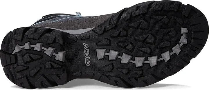 Asolo Acadia Mid GTX Women's Climbing Shoes Graphite/Sky Blue : 10 B - Medium, Leather - Image 3