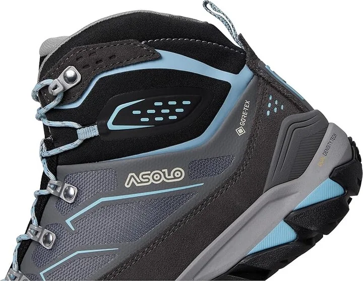 Asolo Acadia Mid GTX Women's Climbing Shoes Graphite/Sky Blue : 10 B - Medium, Leather - Image 7