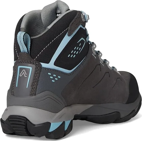Asolo Acadia Mid Lth GTX Bunion Women's Climbing Shoes Graphite/Sky Blue : 8 D - Wide, Leather/Suede - Image 4
