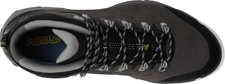 Asolo Acadia Mid Lth GTX Men's Climbing Shoes Graphite/Black : 12 D - Medium, Leather/Suede - Image 2
