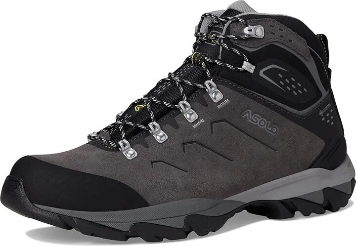 Asolo Acadia Mid Lth GTX Men's Climbing Shoes Graphite/Black : 12 D - Medium, Leather/Suede - Image 5