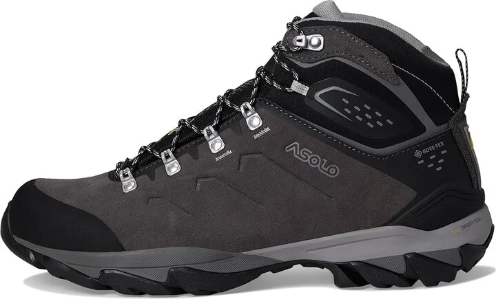 Asolo Acadia Mid Lth GTX Men's Climbing Shoes Graphite/Black : 12 D - Medium, Leather/Suede - Image 6