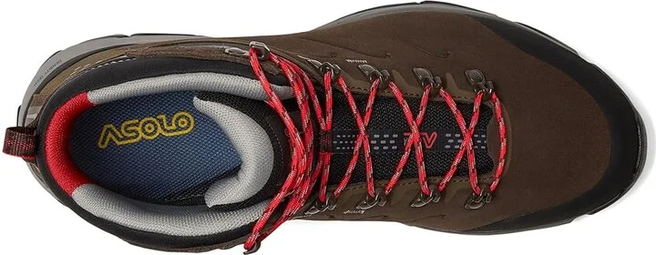 Asolo Acadia Mid Lth GTX Men's Climbing Shoes Graphite/Black : 12 D - Medium, Leather/Suede - Image 8