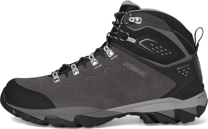 Asolo Acadia Mid Lth GTX MW Men's Climbing Shoes Graphite/Black : 11 E - Wide, Leather/Suede - Image 6