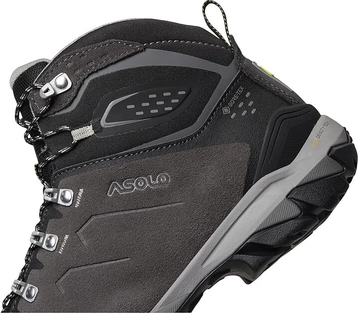 Asolo Acadia Mid Lth GTX MW Men's Climbing Shoes Graphite/Black : 11 E - Wide, Leather/Suede - Image 7