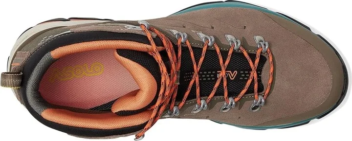 Asolo Acadia Mid Lth GTX Women's Climbing Shoes Graphite/Sky Blue : 9 B - Medium, Leather - Image 8