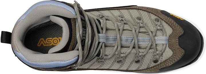 Asolo Drifter I EVO GV Women's Climbing Shoes Grey/Blue Fog : 9 B - Medium, Suede - Image 8