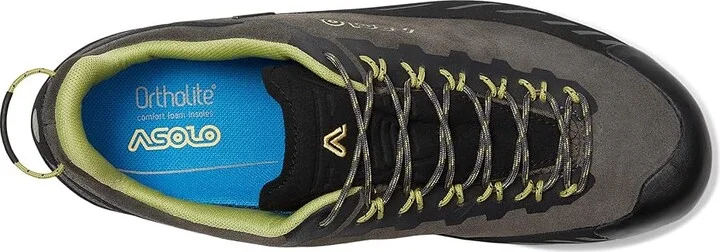 Asolo Eldo LTH GV Men's Shoes Graph/Green Oasis : 9 D - Medium, Leather - Image 2