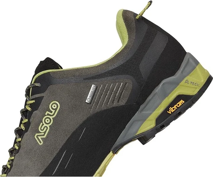 Asolo Eldo LTH GV Men's Shoes Graph/Green Oasis : 9 D - Medium, Leather - Image 7