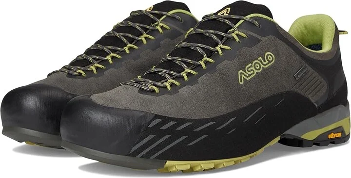 Asolo Eldo LTH GV Men's Shoes Graph/Green Oasis : 9 D - Medium, Leather