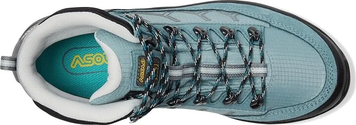 Asolo Falcon EVO GV Women's Shoes Grey/Carm.Red/Shark : 7 B - Medium, Leather - Image 7